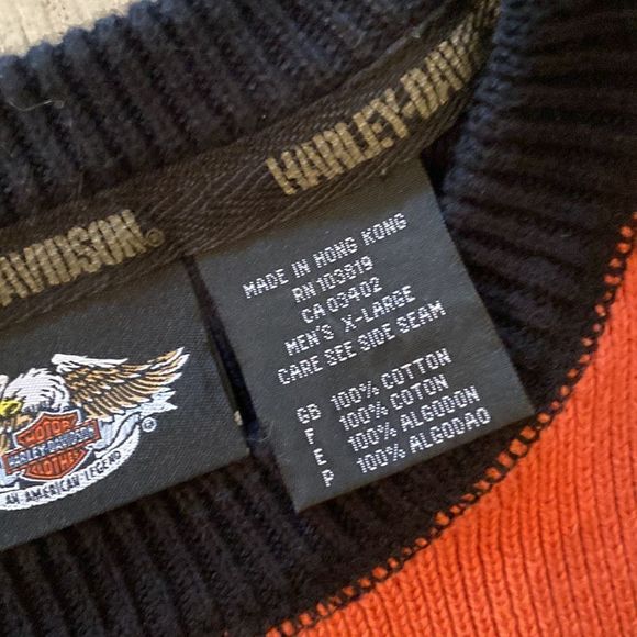 Harley Davidsons Mens Sweater Size XL - Picture 6 of 7